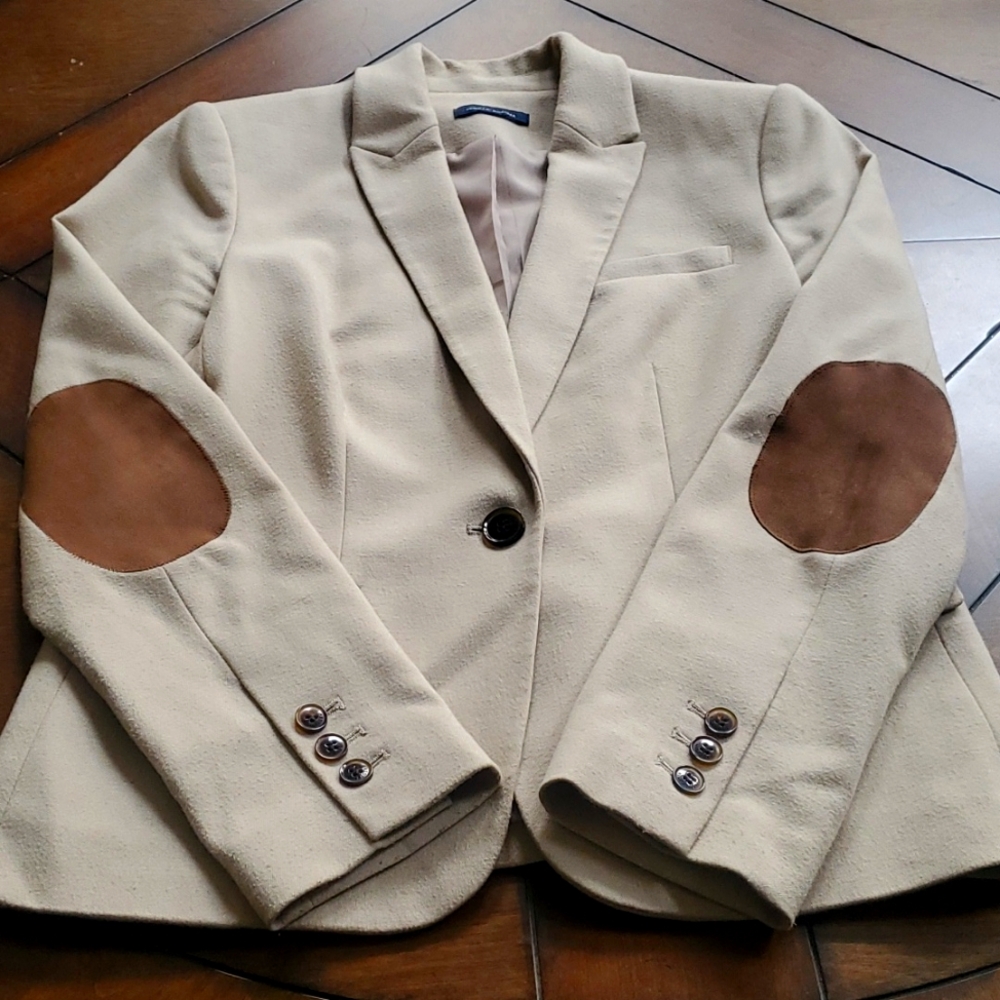 Tommy Hilfiger Tan Blazer Size 4-6 Petite